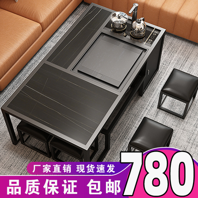 Bàn trà Slate Kung Fu Bàn trà Một bàn trà đơn giản hiện đại Văn phòng Trang chủ Bàn trà nhỏ Bàn trà