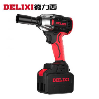 Cờ lê điện không chổi than Delixi mô-men xoắn cao sạc pin lithium tác động cờ lê tự động sửa chữa kệ công cụ tay áo súng hơi