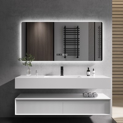 Hiện đại tối giản đá phiến một tủ phòng tắm kết hợp ánh sáng sang trọng tùy chỉnh bồn rửa mặt rửa mặt phòng tắm bồn rửa mặt tủ