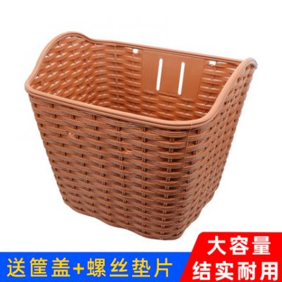 Giỏ phụ kiện xe đạp giỏ đựng đồ xe đạp điện có sức chứa lớn giỏ trước có nắp giỏ đựng đồ trên xe ô tô của phụ nữ