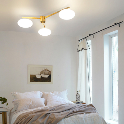 Galo Life Constellation Series Đèn trần Đèn đồng thau Cực Opal Phòng ngủ Phòng khách Năm đèn chính