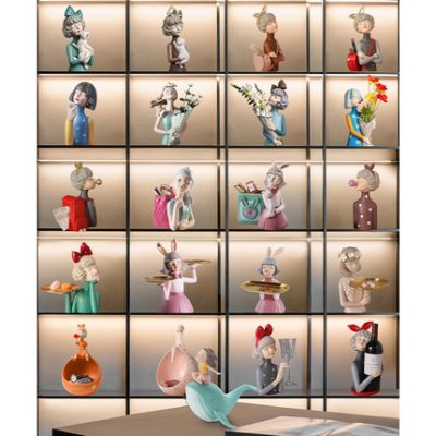 Cô gái nhà sang trọng nhẹ với đồ trang trí phòng mô hình trang trí phòng khách hiên nhà tủ TV máy tính để bàn đồ nội thất