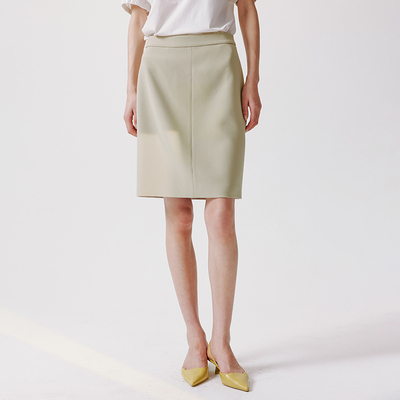 Fumiya Terayama / Elegant Show Legs Japan Ba Acetic Acid Đơn giản Đi lại Chân váy bút chì Mùa hè