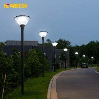 Haigolas năng lượng mặt trời ánh sáng đường phố nhà ánh sáng sân vườn ngoài trời công viên bãi cỏ ánh sáng biệt thự cộng đồng ánh sáng đường phố với cột đèn
