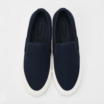 Uniqlo Nam / Nữ Giày vải thường (Giày lười màu trắng nhỏ) 441626