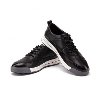 Phụ kiện nam của thương hiệu Seven Giày thường Thời trang Da trẻ trung đơn giản và đa năng Thoải mái thoáng khí Da thật Giày nam ngón chân tròn