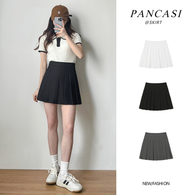 Váy xếp ly nữ jk váy ngắn mùa xuân và mùa hè 2022 mới sinh viên nhỏ váy eo cao váy một đường mảnh