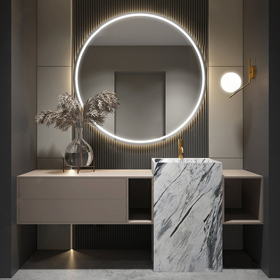 Slate cột chậu tích hợp chậu phòng tắm tủ chậu rửa đặt sàn bể bơi sân ngoài trời nhà thiết kế chậu rửa