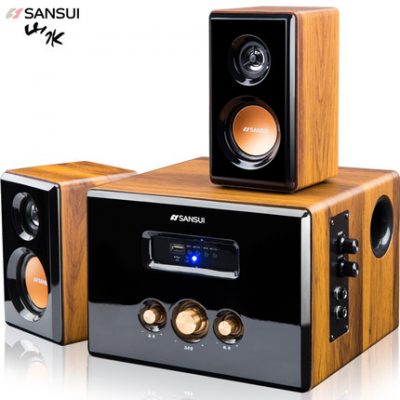 Sansui / Shanshui GS-6000 (62D) máy tính để bàn âm thanh loa siêu trầm không dây bluetooth ảnh hưởng đến máy tính xách tay bằng gỗ gia đình karaoke TV phòng khách hàng đầu chính thức
