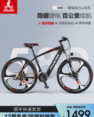 Phoenix Mountain pin lithium tiêu chuẩn quốc gia xe đạp điện nhỏ có hỗ trợ bàn đạp xe đạp điện dành cho nam và nữ xe đạp pin