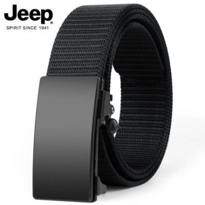 Thắt lưng nam Jeep không răng bên trong có khóa tự động thắt lưng vải quần yếm trẻ trung xu hướng thắt lưng
