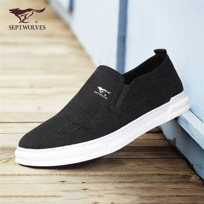 Septwolves nam thể thao và giải trí giày vải giày lưới giày thể thao là thương hiệu mùa hè thanh niên mềm đáy mềm chạy đất nam