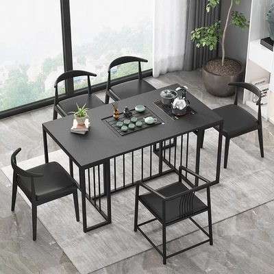 Bàn trà văn phòng kết hợp bàn trà Kung Fu đơn giản gia đình hiện đại bàn trà chung cư nhỏ bộ bàn trà một ban công