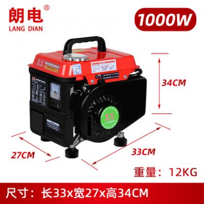Máy phát điện chạy xăng di động hộ gia đình 3kw 5KW1000w220v volt xe nhỏ biến tần kỹ thuật số nhỏ