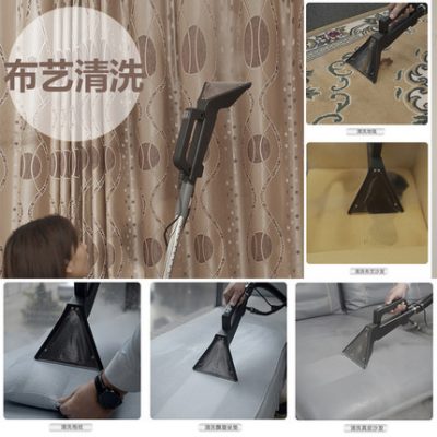 Cơ chế làm sạch thảm, ghế sofa, rèm, vải, đánh bóng bong bóng, chải, phun và bơm máy làm sạch thiết bị điều chỉnh bằng hơi nước tích hợp
