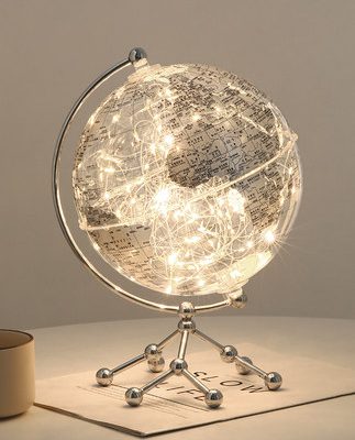 Đồ trang trí quả cầu trong suốt sáng tạo ánh sáng sang trọng cao cấp phòng khách tủ TV nghiên cứu văn phòng máy tính để bàn trang trí nhà