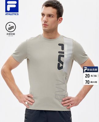 Áo thun nam ngắn tay FILA Fila 2022 mùa hè mới thể thao thể dục chức năng mát mẻ COMFI COOL