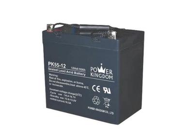 POERKINGDOM Ắc quy Sanli Yuguang 12V55AHPK55-12 thiết bị chữa cháy năng lượng mặt trời Bộ nguồn UPS