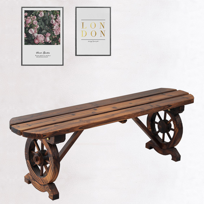 Băng ghế dài chống ăn mòn băng ghế băng ghế dài công viên ngoài trời ghế ban công ghế thư giãn băng ghế dài băng ghế dài đôi gỗ rắn