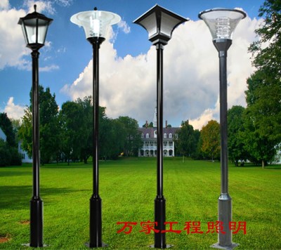Ánh sáng sân vườn LED ánh sáng đường phố ngoài trời không thấm nước cảnh quan ánh sáng công viên cộng đồng ánh sáng đường 3 mét 3,5 mét cột đèn 140 rẽ 76