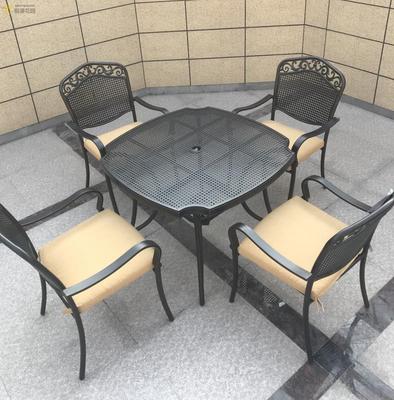 Sunny Garden Nội thất ngoài trời đích thực / Nội thất ngoài trời bằng nhôm đúc / Bàn ghế ngoài trời trong vườn biệt thự / Dòng gỗ đàn hương đỏ