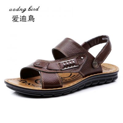 Mùa hè dành cho nam giới Cỡ Plus Dép da nam Cỡ cực lớn Mùa hè 45 Giày nam đi biển 46 Dép nam 47 và dép đi trong nhà 48