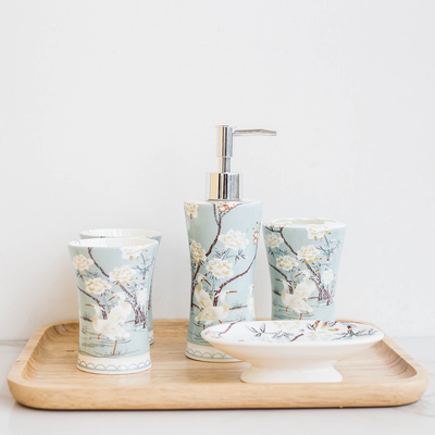 Cần cẩu Đồ dùng phòng tắm gia đình Nước súc miệng Hộp xà phòng Hộp đựng bàn chải đánh răng Hộp đựng Nước rửa tay Chai Nước rửa tay Trang chủ Phòng tắm Quà tặng Quà tặng