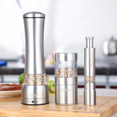 Máy xay tiêu bằng thép không gỉ hướng dẫn sử dụng máy xay tiêu đen và trắng máy xay vừng tiêu gia vị đồ dùng nhà bếp