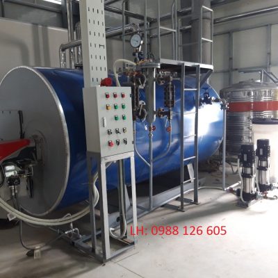 Nồi hơi đốt dầu 1 tấn