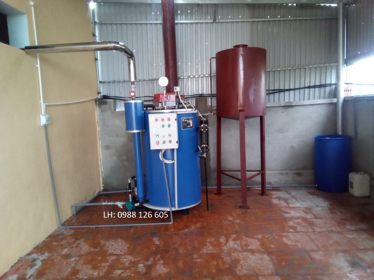 lò hơi đốt dầu 300