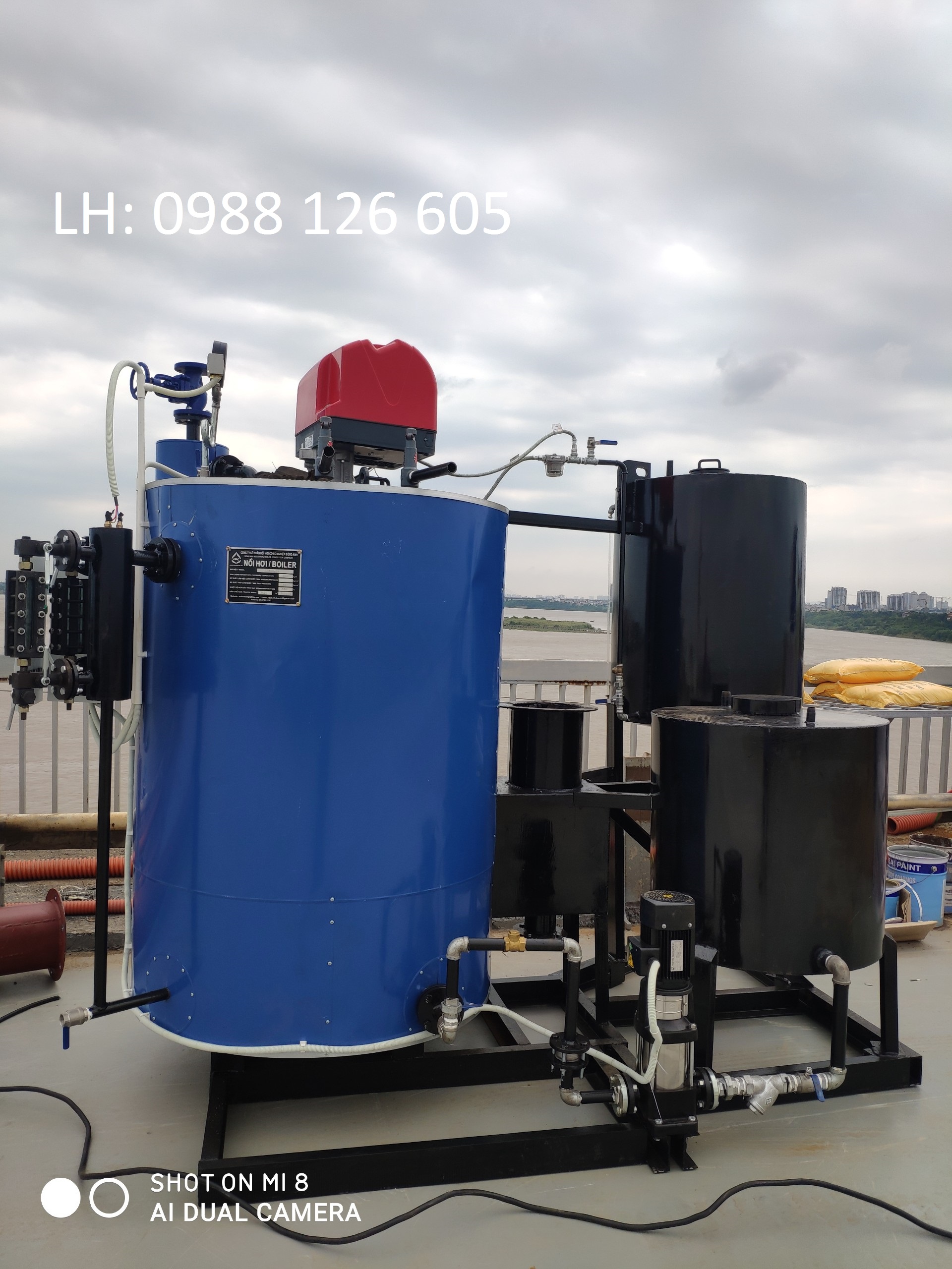 lò hơi đốt dầu 500