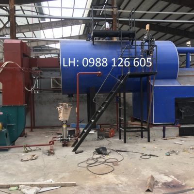Nồi hơi đốt than củi 3 tấn