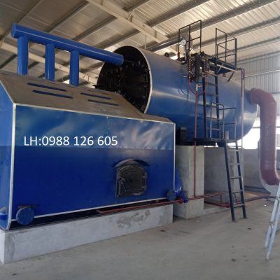 Nồi hơi đốt than củi 4 tấn
