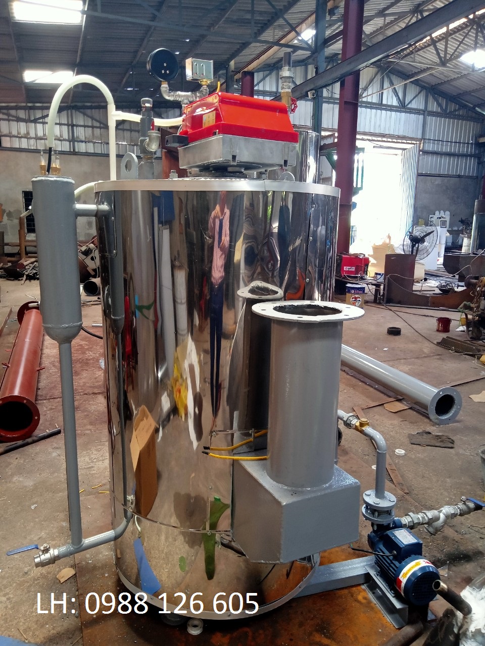 nồi hơi đốt dầu 100