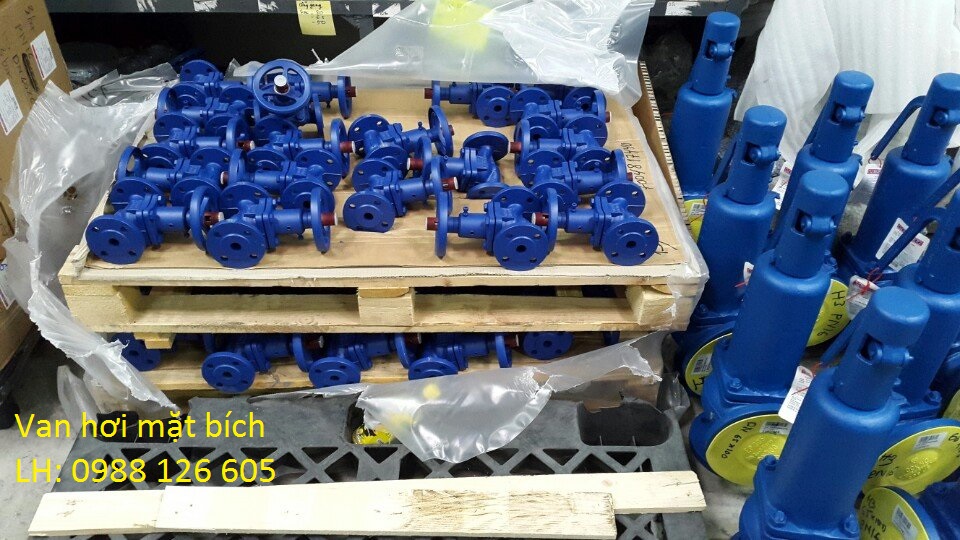 van hơi mặt bích