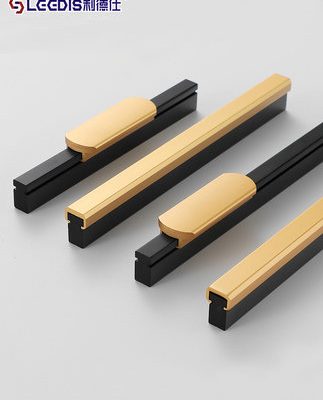 Leadshi kéo dài hiện đại tối giản ánh sáng sang trọng tay nắm cửa tủ cao cấp dải dài ngăn kéo tủ quần áo tay nắm cửa