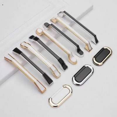 Tay nắm tối giản hiện đại tủ quần áo tay nắm cửa ngăn kéo tay nắm cửa tay nắm cửa tủ tay nắm cửa ngăn kéo màu đen tay nắm nhỏ