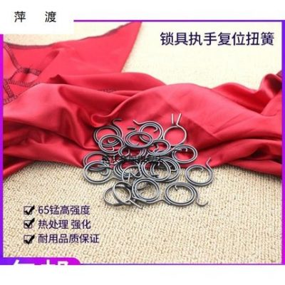 Tay nắm khóa cửa lò xo chống trộm tay nắm cửa lò xo khóa cửa vào tay nắm khóa vòng quay trở lại lò xo xoắn kép sống gấp đôi nhanh chóng