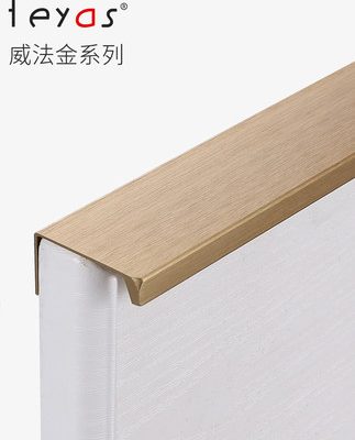 Tay nắm tủ quần áo vô hình tối giản hiện đại tối giản ánh sáng sang trọng ngăn kéo cửa tủ màu đen và trắng cửa tủ đường may tay nắm bên