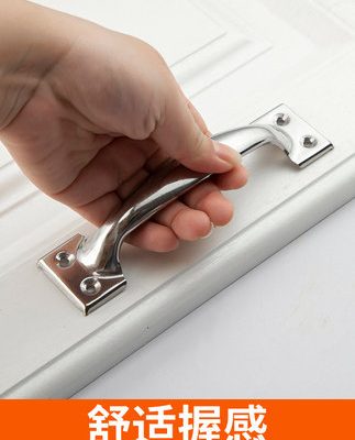 Tay nắm cửa kiểu cũ tay nắm cửa tủ ngăn kéo tay nắm tủ quần áo đơn giản cửa gỗ lớn tay nắm cửa inox 304