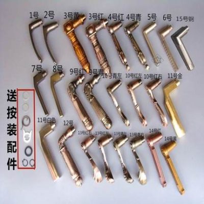 Khóa cửa chống trộm khóa cửa tay nắm cửa phổ thông cửa ra vào kiểu cũ phụ kiện tay tráng men tay cầm chắc chắn bảng điều khiển dày