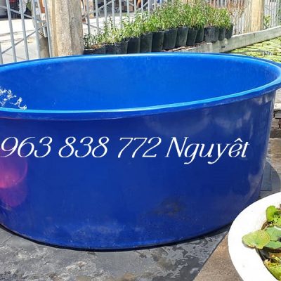 ThÃ¹ng nhá»±a trÃ²n 2000 lÃ­t nuÃ´i tÃ´m cÃ¡, lÃ m bá» bÆ¡i siÃªu Äáº¹p - lh 0963 838 772