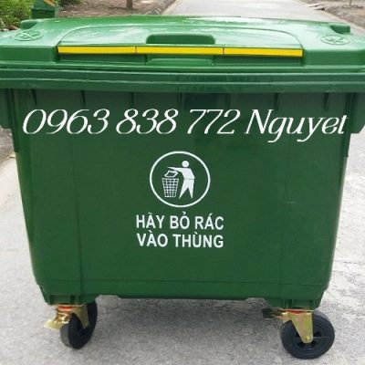 Thùng rác nhựa 660 lít sỉ lẻ toàn quốc - liên hệ 094 779 7507 - 096 3838 772