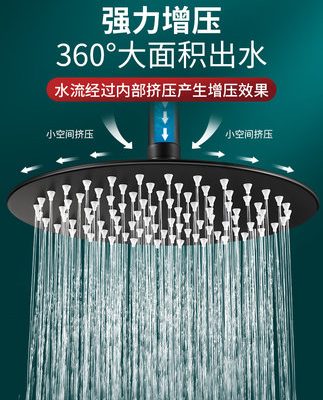 Đầu vòi sen lớn tăng áp mạnh mẽ phun đầu vòi sen bằng thép không gỉ đầu vòi sen hộ gia đình đầu vòi sen phòng tắm vòi sen vòi sen đầu vòi sen