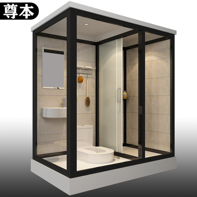 Toàn bộ phòng tắm tích hợp phòng tắm hộ gia đình phòng tắm tách khô và ướt phòng tắm phòng tắm nông thôn nhà vệ sinh di động