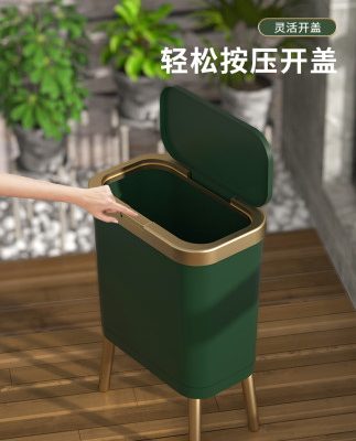 Ban công thùng rác hộ gia đình lớn không thấm nước đai bao phủ nhựa ngoài trời biệt thự ngoài trời sân trong giỏ giấy ngoài trời