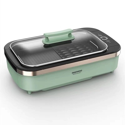 Bếp nướng điện Daewoo Hàn Quốc máy nướng trong nhà không khói bếp nướng trong nhà đa năng Chảo chống dính nướng Hàn Quốc