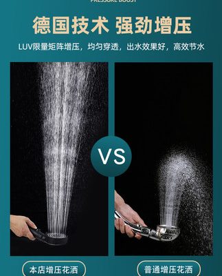 Đầu vòi sen tăng áp Yuba vòi tắm điều áp vòi sen tắm bồn tắm nước nóng nhà tắm bộ g