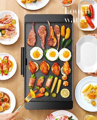 Tấm nướng Hàn Quốc tấm nướng điện gia dụng không khói lò nướng điện teppanyaki thương mại lò nướng điện đa chức năng máy nướng xiên