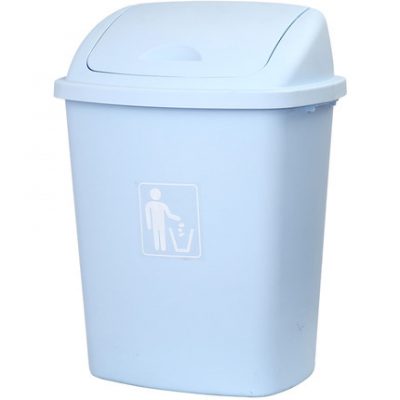 Thùng rác ngoài trời có nắp lắc lớn có nắp che phòng khách nhà bếp thương mại sáng tạo văn phòng thùng rác lớn 30 lít